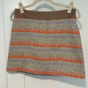 Milly summer tweed short skirt. Size 2.